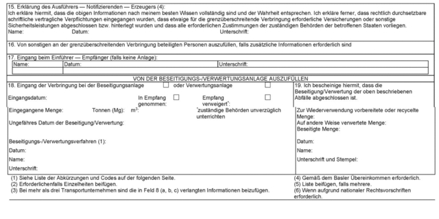 AbfallverbringungsVO Anhang IB-2 AbfallverbringungsVO Anhang IB-2